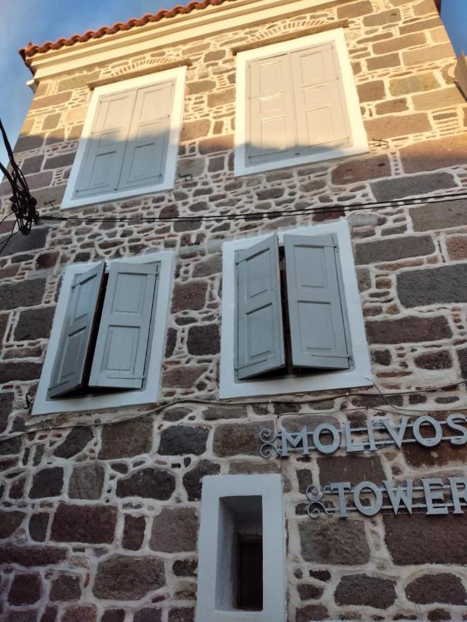 Molivos Tower Villa Митимна Екстериор снимка